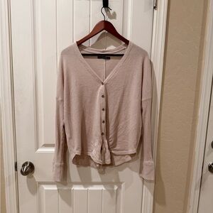 Abercrombie & Fitch Beige Knit Sweater